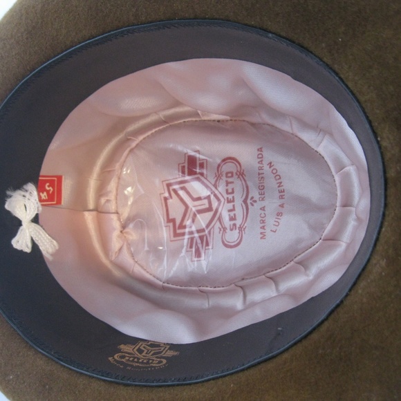 Men's Felt Fedora Hat Brown - Picture 5 of 8